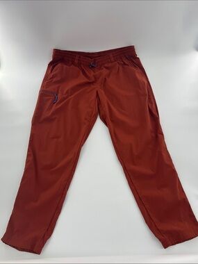 REI Men's Trailmade Rust Jogger Pants Zip Pocket Nylon Spandex